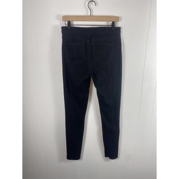 SPANX Ankle Skinny Jeans in Clean Black Size Medium Cotton Polyester Stretch - Picture 5 of 6
